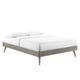 Margo Wood King Platform Bed Frame by Modway| Gray