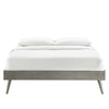Margo Wood King Platform Bed Frame by Modway| Gray