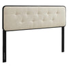 Collins Tufted Full Fabric and Wood Headboard - No Shipping Charges