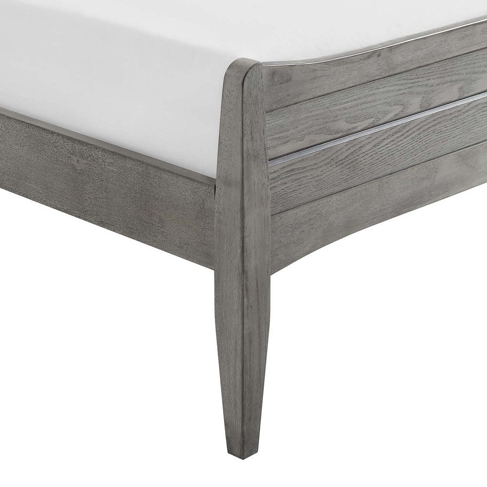 Georgia Wood King Platform Bed by Modway| Gray