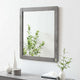 Georgia Wood Mirror by Modway| Gray