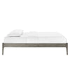 June Wood Full Platform Bed Frame by Modway| Gray
