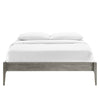 June Wood Full Platform Bed Frame by Modway| Gray