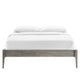 June Wood Queen Platform Bed Frame by Modway| Gray