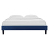 Reign Twin Performance Velvet Platform Bed Frame - No Shipping Charges