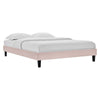 Reign Twin Performance Velvet Platform Bed Frame - No Shipping Charges