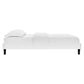 Reign Queen Performance Velvet Platform Bed Frame - No Shipping Charges