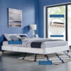 Harlow Twin Performance Velvet Platform Bed Frame  - No Shipping Charges