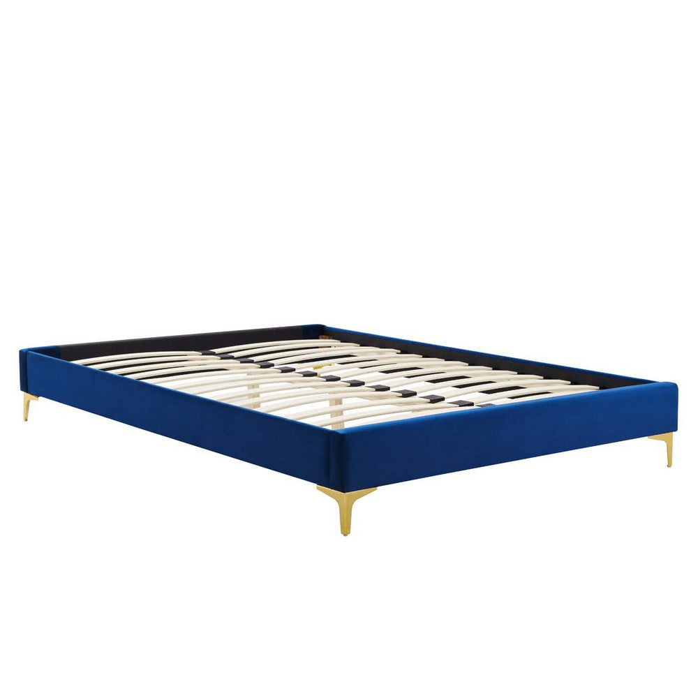 Sutton Queen Performance Velvet Bed Frame - No Shipping Charges