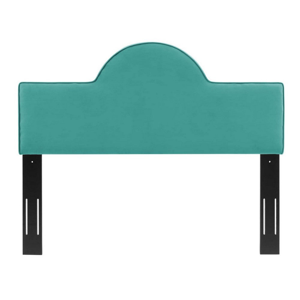 Modway Dawn Performance Velvet Headboard Twin Teal MDY-MOD-6302-TEA