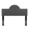Dawn Performance Velvet Full/Queen Headboard by Modway| Gray