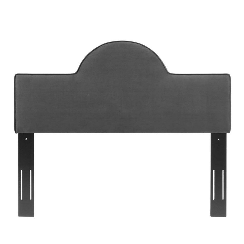 Dawn Performance Velvet Full/Queen Headboard by Modway| Gray