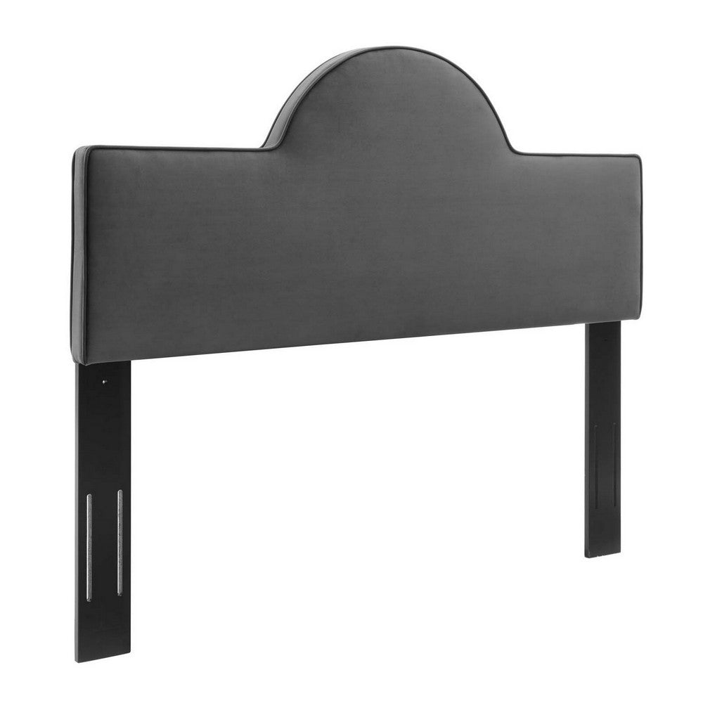 Dawn Performance Velvet Full/Queen Headboard by Modway| Gray