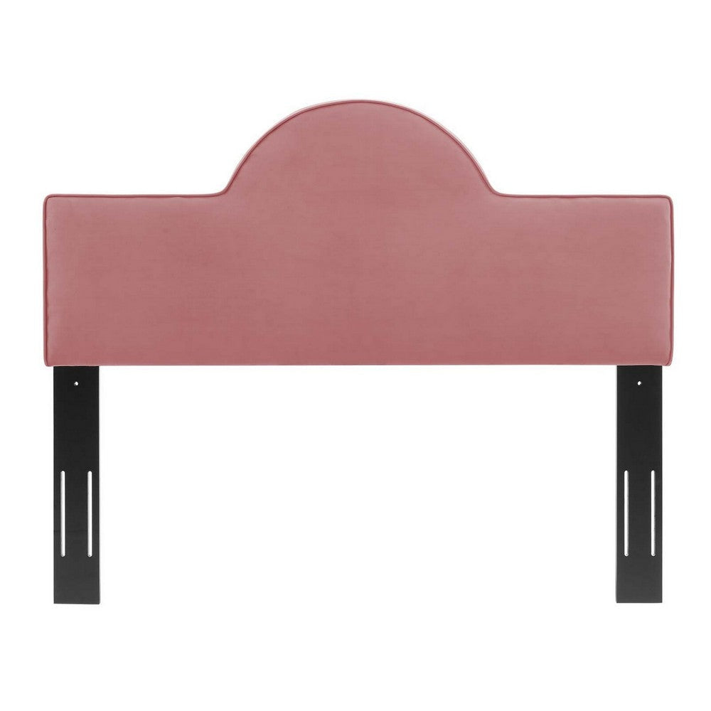 Modway Dawn Performance Velvet Headboard Full/Queen Dusty Rose MDY-MOD-6303-DUS