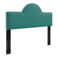 Modway Dawn Performance Velvet Headboard, Full/Queen, Teal