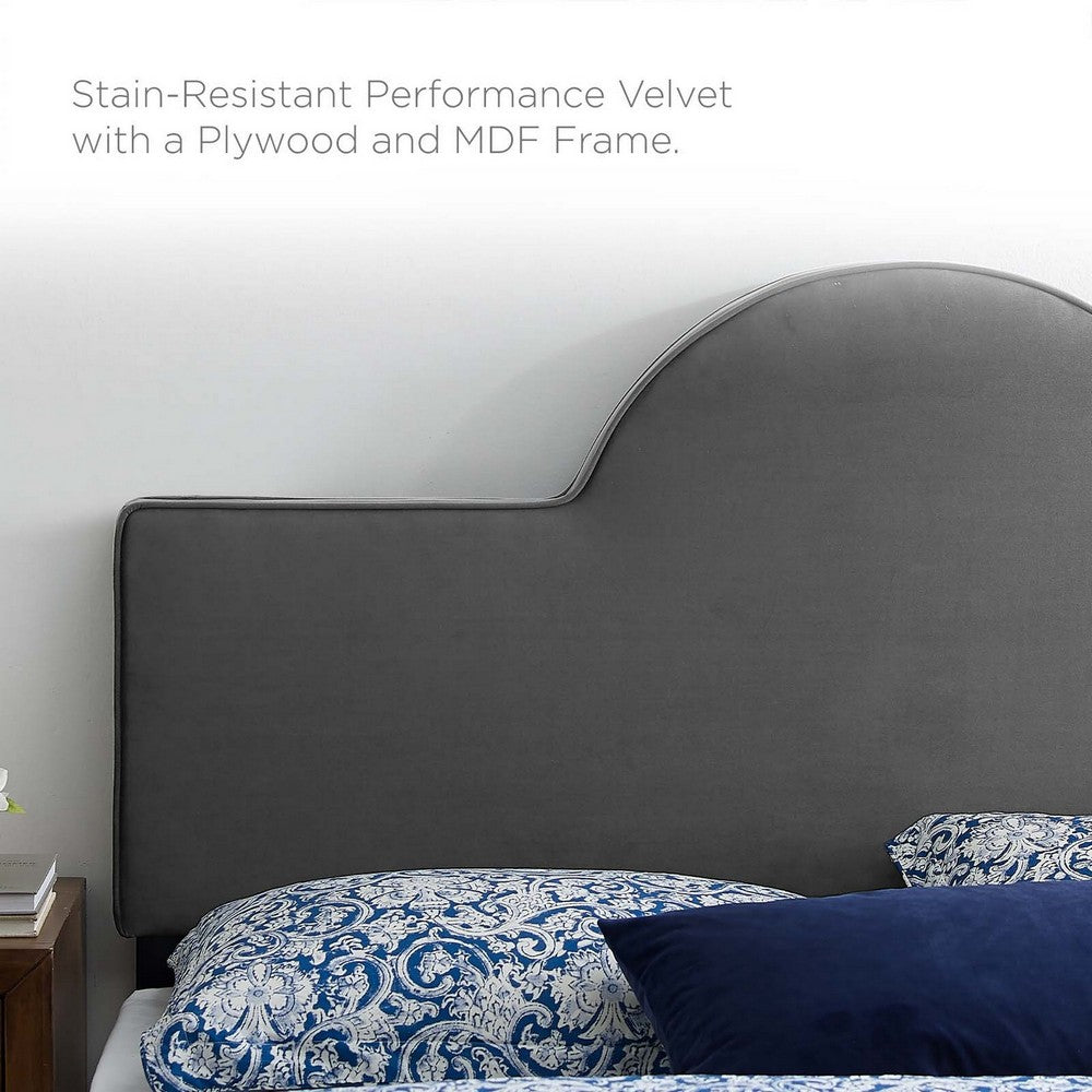 Dawn King/California King Performance Velvet Headboard - No Shipping Charges