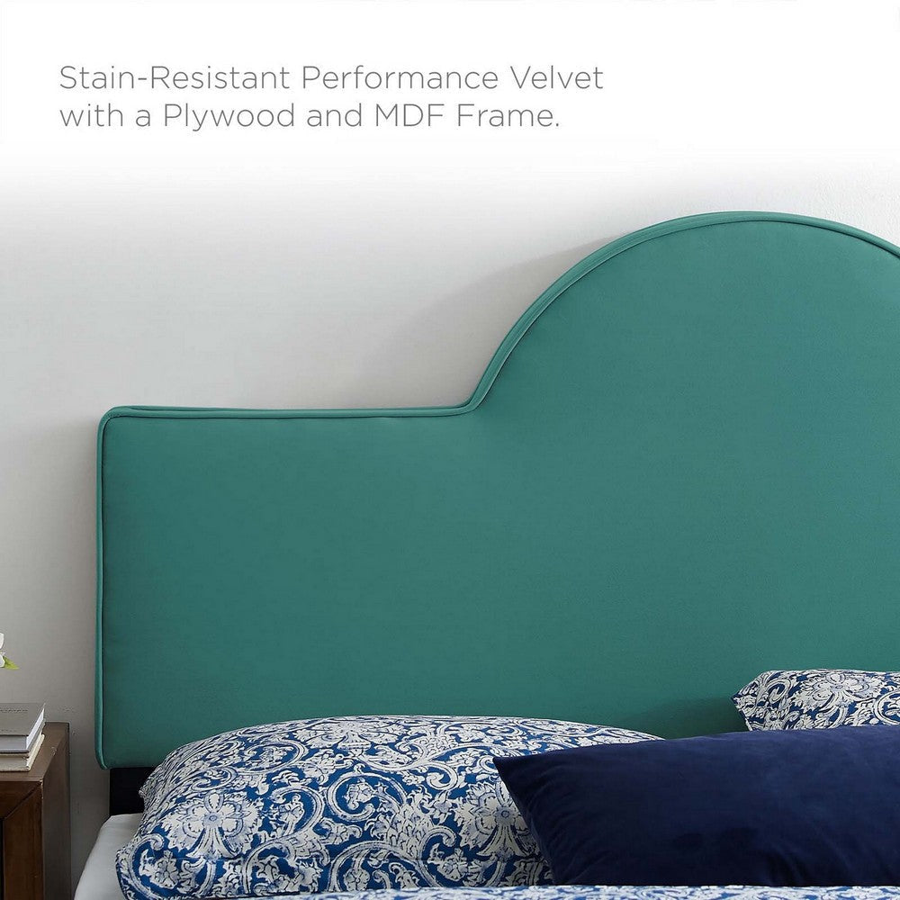 Modway Dawn Performance Velvet Headboard King/CA King Teal MDY-MOD-6304-TEA