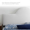 Modway Dawn Performance Velvet Headboard King/CA King White MDY-MOD-6304-WHI