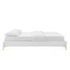 Sutton Performance Velvet Twin Bed Frame by Modway| White