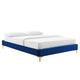 Modway MOD-6306-NAV Sutton Full Performance Velvet Bed Frame, Navy