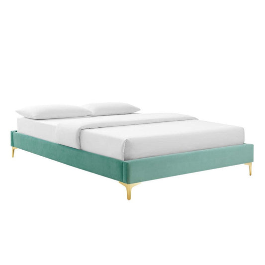 Sutton King Performance Velvet Bed Frame - No Shipping Charges