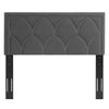 Greta Performance Velvet Twin Headboard - No Shipping Charges