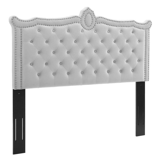 Louisa Tufted Performance Velvet Twin Headboard  - No Shipping Charges