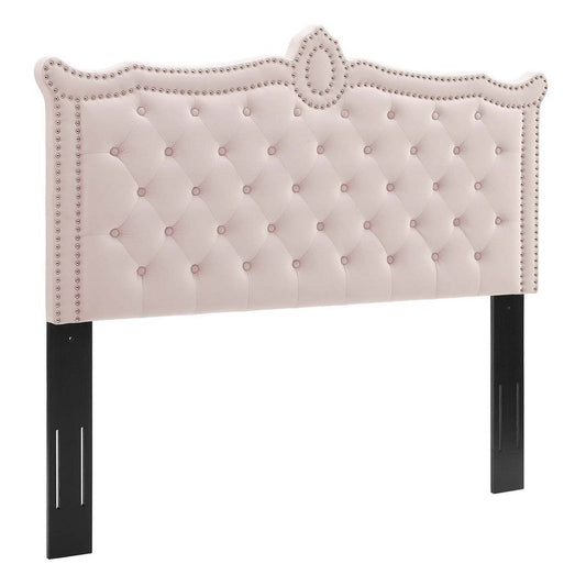 Louisa Tufted Performance Velvet Full/Queen Headboard  - No Shipping Charges