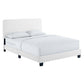 Celine Channel Tufted Performance Velvet Queen Bed - No Shipping Charges
