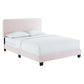 Celine Channel Tufted Performance Velvet Full Bed - No Shipping Charges