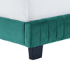 Modway Celine Channel Tufted Performance Velvet Full Bed in Teal MDY-MOD-6331-TEA