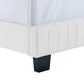 Modway Celine Channel Tufted Performance Velvet Full Bed in White MDY-MOD-6331-WHI