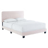 Celine Channel Tufted Performance Velvet Full Platform Bed - No Shipping Charges