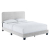 Celine Channel Tufted Performance Velvet Twin Platform Bed  - No Shipping Charges