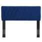 Modway Leila Performance Velvet Headboard King/Califronia King Navy MDY-MOD-6345-NAV