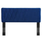 Modway Leila Performance Velvet Headboard King/Califronia King Navy MDY-MOD-6345-NAV