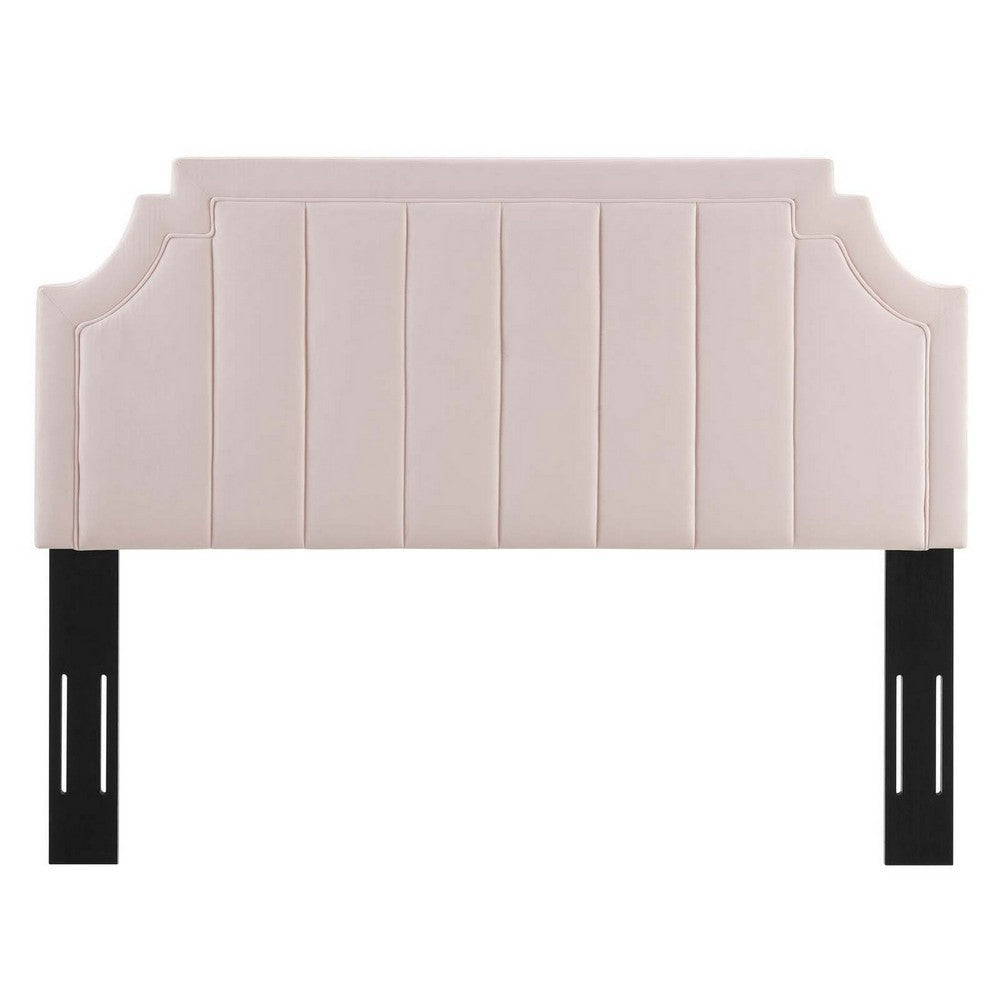 Alyona Channel Tufted Performance Velvet Twin Headboard - No Shipping Charges