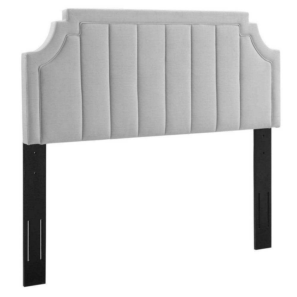 Alyona Channel Tufted Performance Velvet Full/Queen Headboard - No Shipping Charges