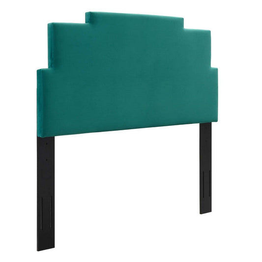 Kasia Performance Velvet Twin Headboard - No Shipping Charges