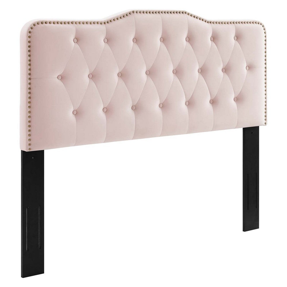 Sophia Tufted Performance Velvet Full/Queen Headboard  - No Shipping Charges