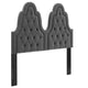 Augustine Tufted Performance Velvet Twin Headboard by Modway| Brown