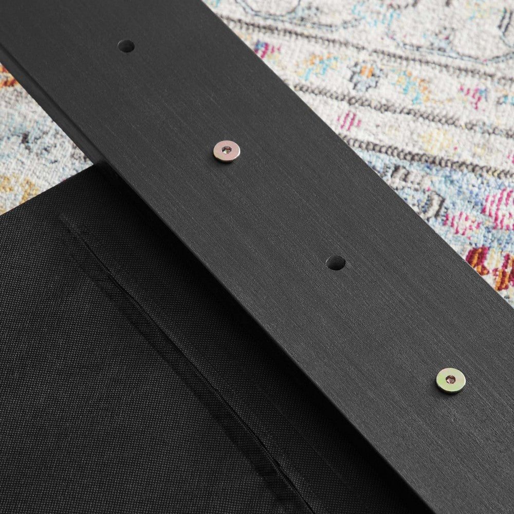 Augustine Tufted Performance Velvet Twin Headboard by Modway| Red