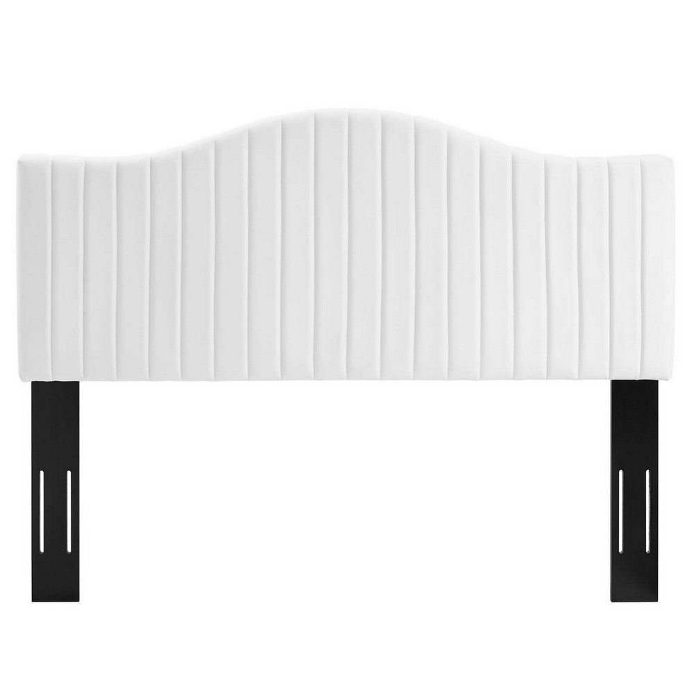 Brielle Channel Tufted Performance Velvet Twin Headboard - No Shipping Charges