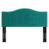 Modway Brielle Channel Tufted Performance Velvet Headboard King/California King Teal MDY-MOD-6560-TEA