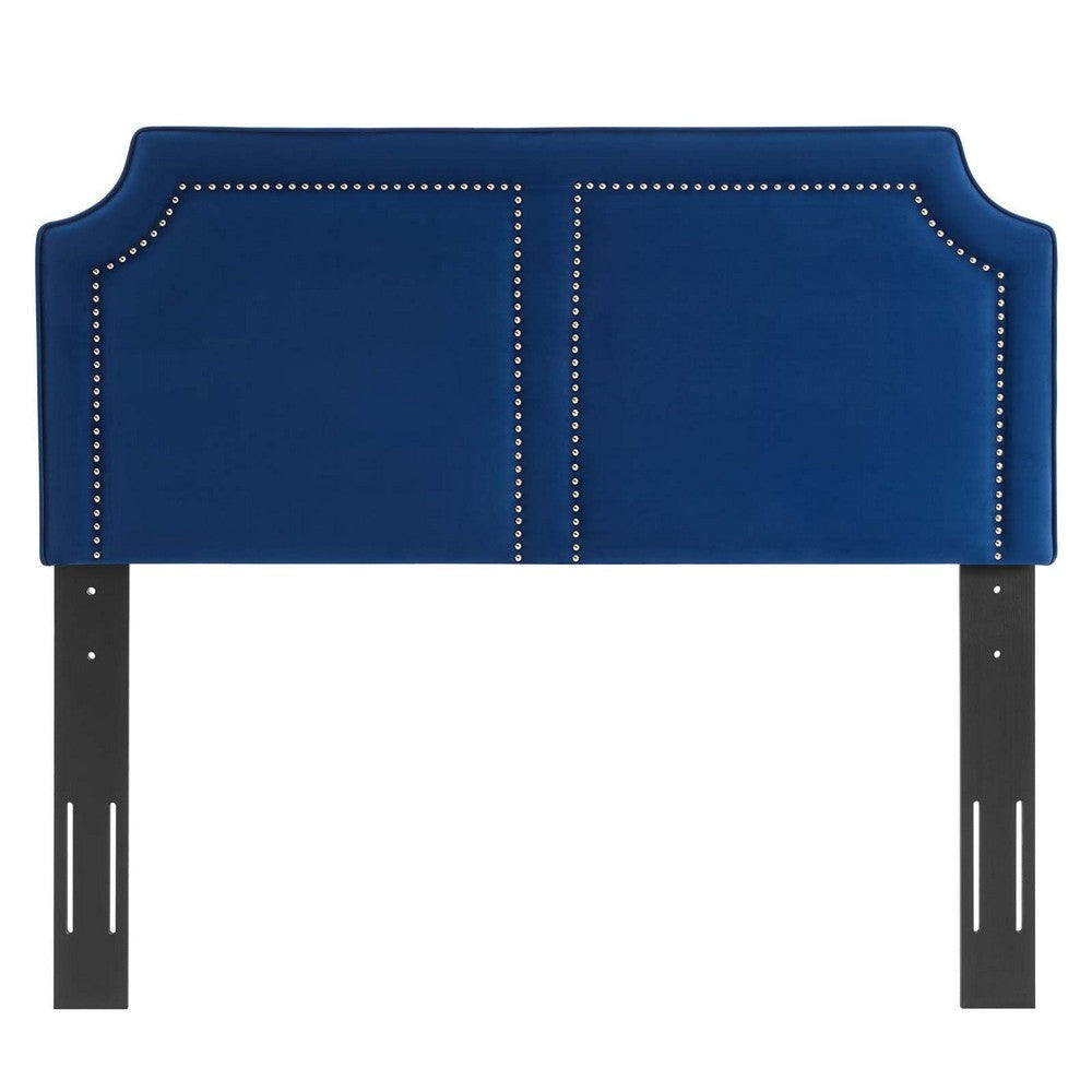 Modway Cynthia Performance Velvet Headboard Twin Navy MDY-MOD-6565-NAV