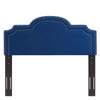 Modway Belinda Performance Velvet Twin Headboard with Navy Finish MOD-6568-NAV MDY-MOD-6568-NAV