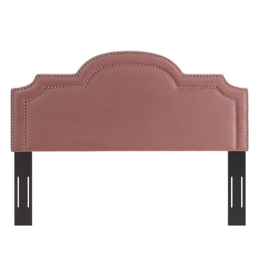 Modway Belinda Performance Velvet Headboard King/California King Dusty Rose MDY-MOD-6570-DUS