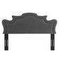 Evangeline Performance Velvet Twin Headboard  - No Shipping Charges