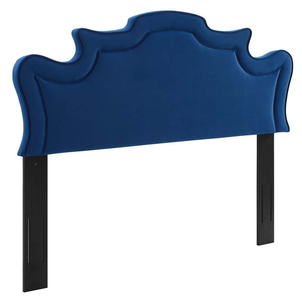 Modway Evangeline Performance Velvet Headboard, King/California King, Navy