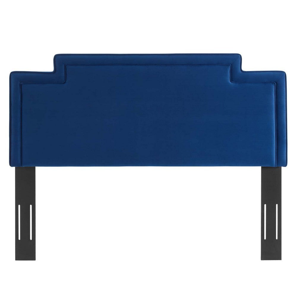 Modway Transfix Performance Velvet Twin Headboard in Navy MDY-MOD-6574-NAV